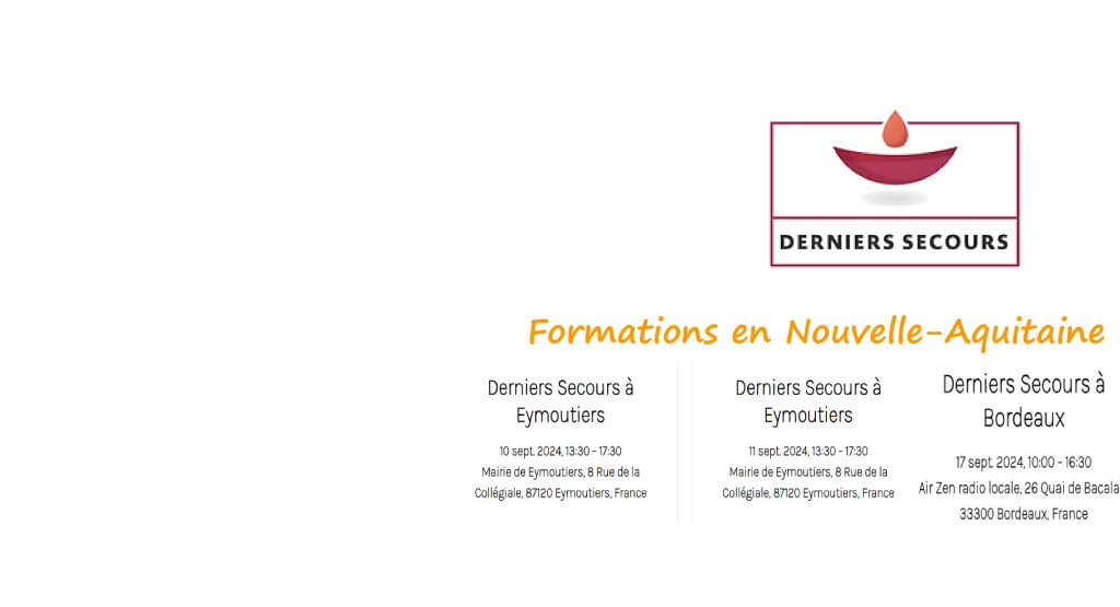 Formation Derniers Secours